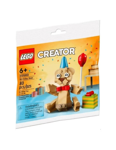 LEGO Creator Oso de Cumpleaños 80 Piezas 0-14 Años