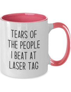 Taza de Café Rosa 11oz Gearbubble - Regalo para Jugadores 2