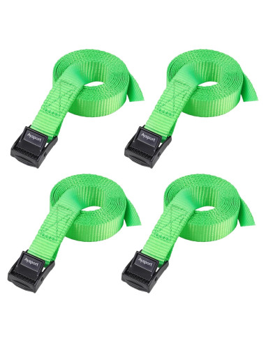 Correas de Amarre Ayaport 4ft Verde con Hebillas Ajustables