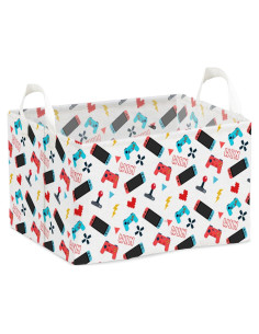 Cesta de Almacenamiento Temática QZCYU Azul 38x25x22 cm