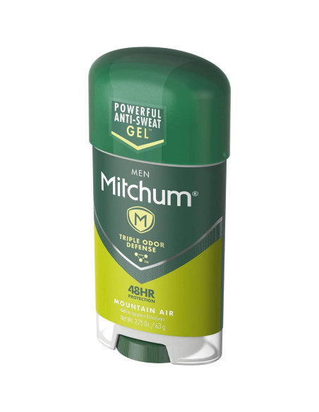 Antitranspirante Gel Mitchum Aire de Montaña 63.5 g 48 Horas