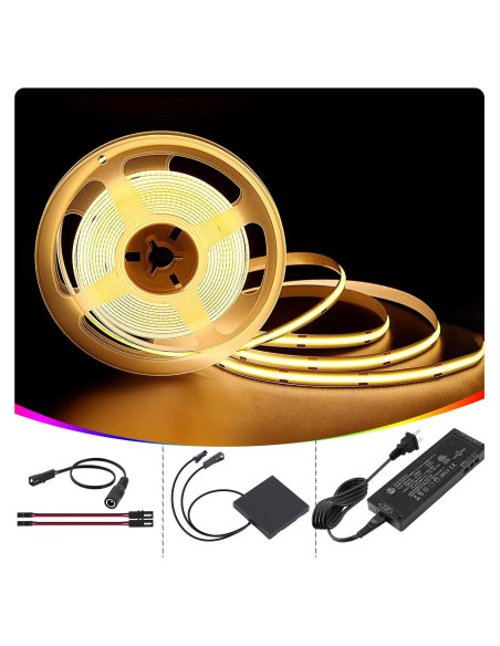 Tira de LED COB VST 5m 2700K 24V 48W con Control Táctil