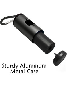 Dispensador de Bolsas de Excremento de Perro YUCHIYA Metal Negro 2