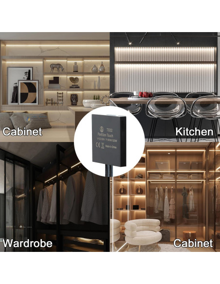 Tira de LED COB VST 5m 2700K 24V 48W con Control Táctil