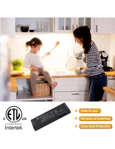 Tira de LED COB VST 5m 2700K 24V 48W con Control Táctil