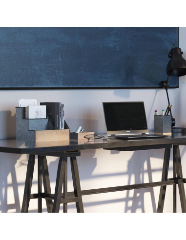 Organizador de Escritorio HBCY Creations 3 Piezas Metal Galvanizado