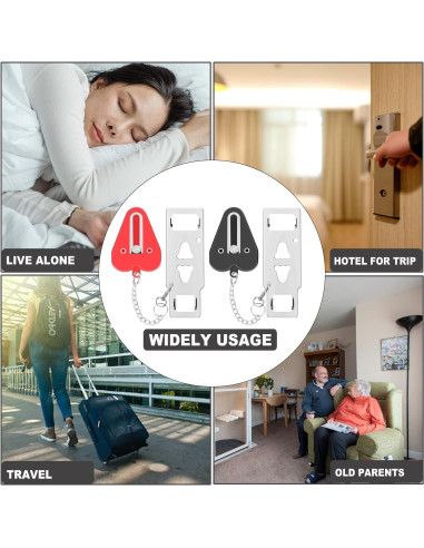 Cerradura de puerta portátil MBBEST 2P alta seguridad