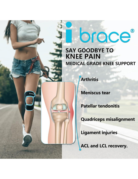 Faja de Compresión para Rodilla i BRACE - Alivio Dolor Artritis