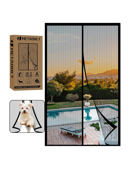 Cierre de Puerta de Pantalla Magnética MetaOnly 36x82 cm