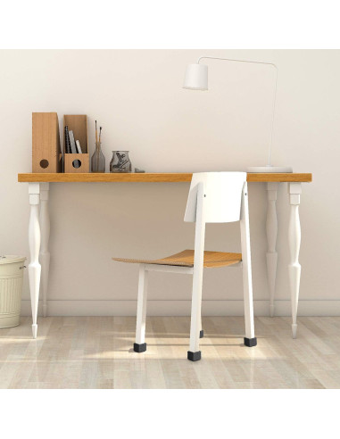 Protectores de Suelo para Patas de Silla Anwenk 36-41mm Negro (16 Pzas)