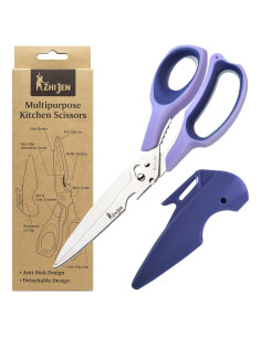 Tijeras de cocina ZHI JEN 23.1 cm acero inoxidable multiusos