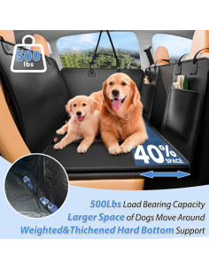 Funda de Asiento para Perros YFChangle - Impermeable y Antideslizante 2