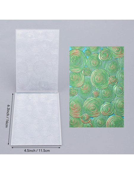 Carpeta de Relieve 3D BAOFALI para Scrapbooking 16x11.5cm