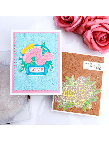 Carpeta de Relieve 3D BAOFALI para Scrapbooking 16x11.5cm