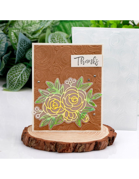 Carpeta de Relieve 3D BAOFALI para Scrapbooking 16x11.5cm