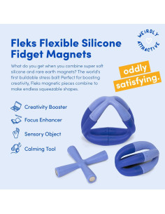 Juguete Antiestrés Magnético Speks Fleks - Set de 6 Piezas 2