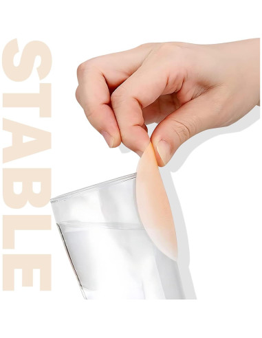 Cubiertas de Pezón MUQU - Pasties Reutilizables Silicona 2 Pares