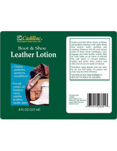 Loción de Cuero Cadillac 255g - Limpia, Acondiciona y Protege 2