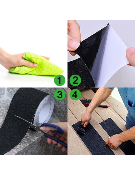 Cinta Antideslizante COSIMIXO 30,48 cm x 10,67 m 80 Granos