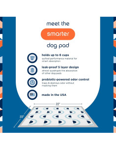 Almohadillas para Perros KAS Pet Smart Prints 40 Unidades 2