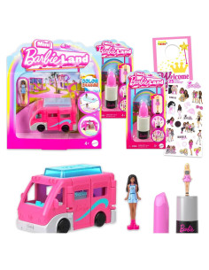 Set de Muñecas Mini Barbieland con Vehículo y Stickers