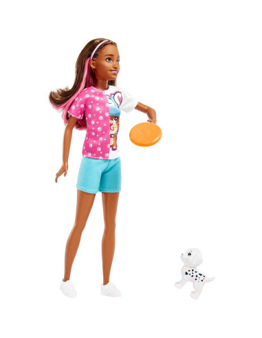 Muñeca Barbie Skipper Cuidadora de Perros con Accesorios