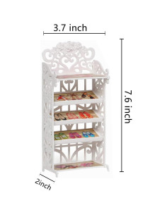 51 Accesorios para Muñecas + Estante para 30 Zapatos y 10 Bolsos 2