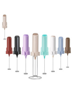 Espumador de Leche Eléctrico ELMWAY KJBQ-10 Recargable Beige