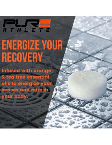 Steamers de Ducha Energizantes Pure Athlete - Naranja y Árbol de Té