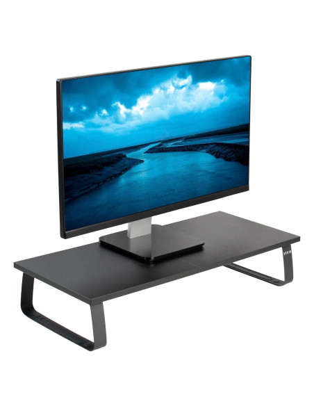 Soporte Elevador para Monitor y Laptop VIVO STAND-V000D 60.4cm Negro