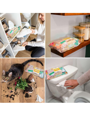 Toallitas de limpieza multiusos Juniper Clean 100 unidades cítricos