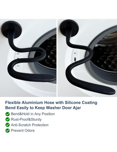 Soporte de puerta para lavadora LEVOSHUA - Magnético y flexible