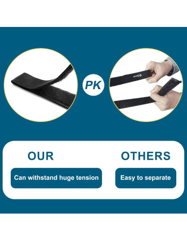 4 Correas de Sujeción Ajustables Ameri RYA-0006 para Hoverboard