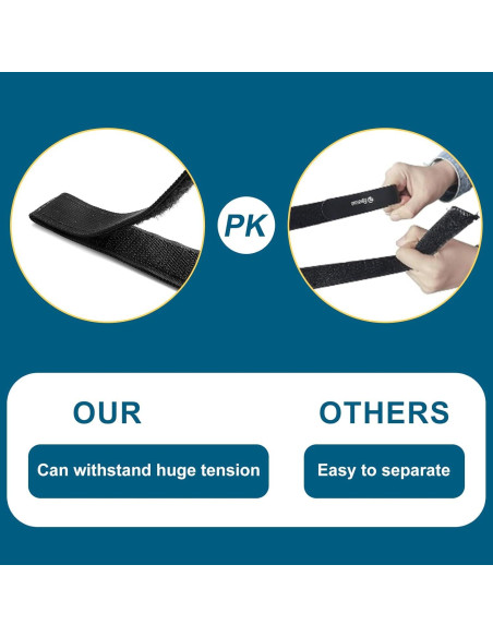 4 Correas de Sujeción Ajustables Ameri RYA-0006 para Hoverboard