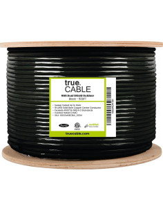 Cable Coaxial RG6 Exterior Doble Blindaje trueCABLE 152.4m 2