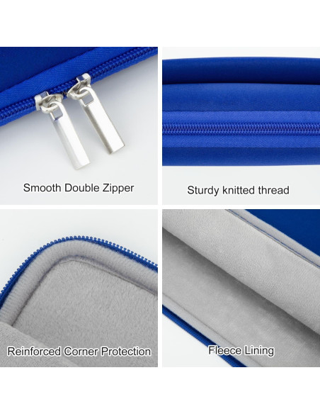 Funda Acolchada para Laptop HEDUGO 13-14" Azul Klein
