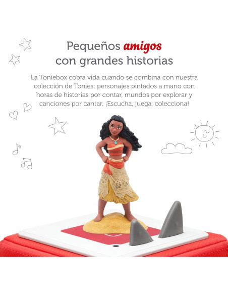 Figurita de audio Tonies Disney Moana - 36 min de historias y canciones Figurita de audio Tonies Disney Moana - 36 min de historias y canciones