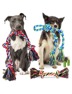 Juguete para Perros Forfon - Cuerda Resistente 3 Piezas + 2 Bolsas