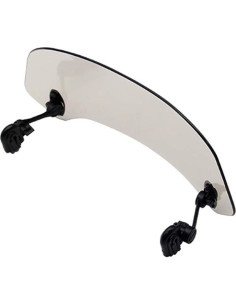 Parabrisas Ajustable Evomosa Clip-On para Motocicleta Gris 2