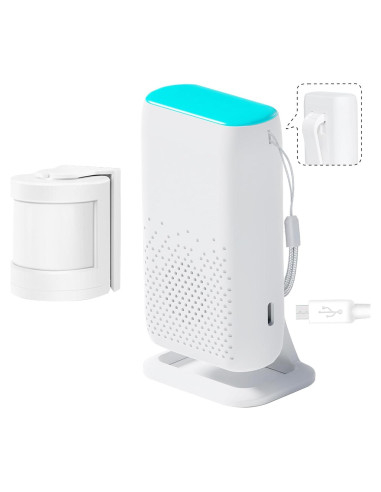 Alarma de Sensor de Cama MERLRR con 58 Melodías y Vibración