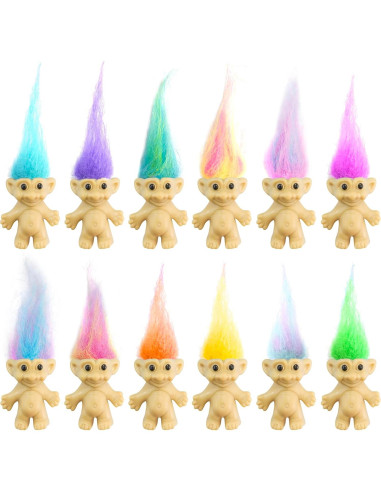 24 Muñecos Vintage de Suerte + 12 Cajas Caramelos Halloween