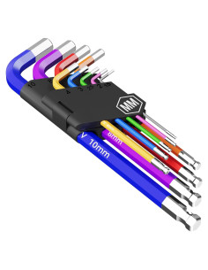 Juego de Llaves Allen Fineonly 9 Piezas 1.5-10mm Cr-V