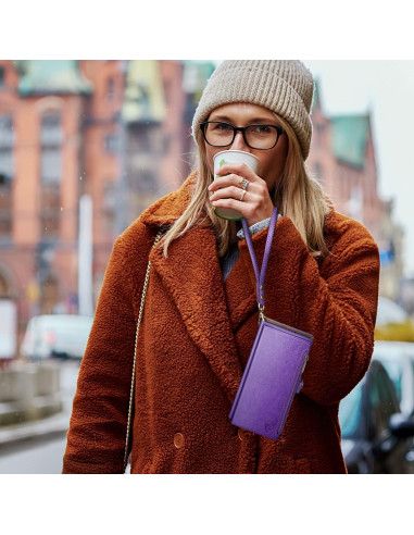 Funda XcaseBar para iPhone 16 Pro Max con billetera RFID