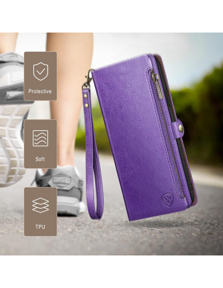 Funda XcaseBar para iPhone 16 Pro Max con billetera RFID