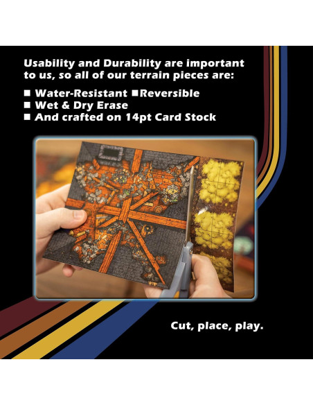 Dungeon Craft 1987 Games Paquete de Paredes 2D 60x84 cm