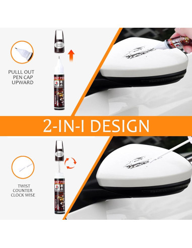 Bolígrafo de Pintura de Retoque Kcars 29.57 ml Negro Brillante