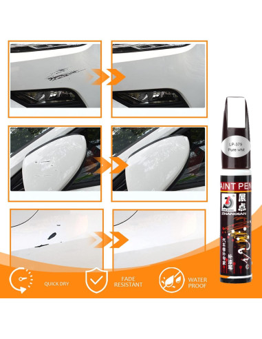 Bolígrafo de Pintura de Retoque Kcars 29.57 ml Negro Brillante