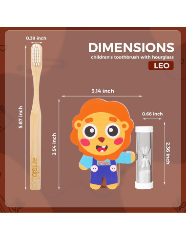 Soporte para Cepillo de Dientes Arielo Leo con Temporizador