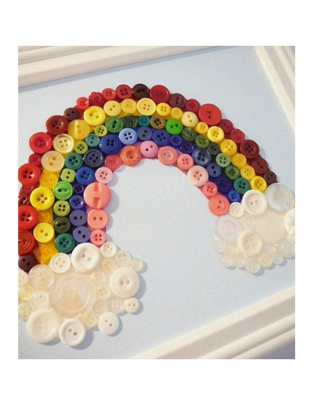 Botones de Resina Coloridos Tosnail 2400 Piezas para Manualidades