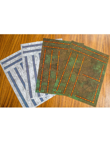 Dungeon Craft 1987 Games Paquete de Paredes 2D 60x84 cm